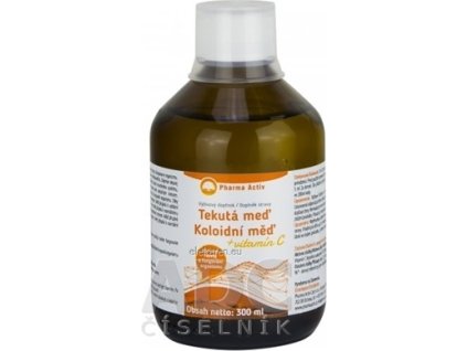 Pharma Activ Tekutá meď + vitamín C - 1x300 ml