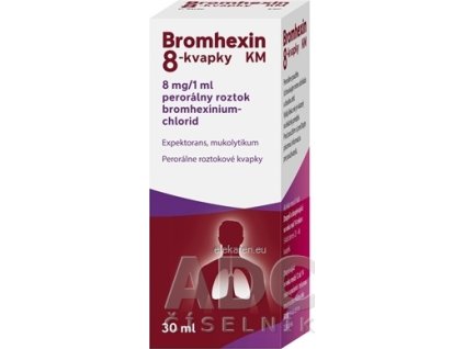 BROMHEXIN 8-KVAPKY KM SOL POR 30ML