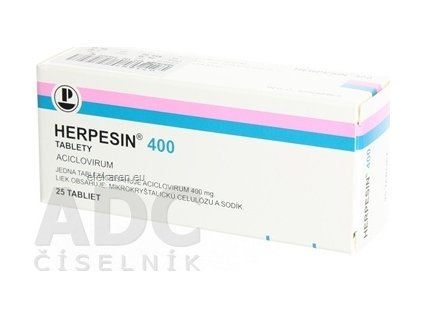 HERPESIN 400 TBL 25X400MG