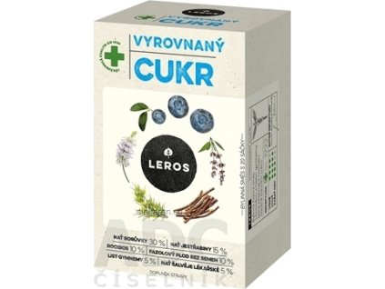 LEROS VYROVNANÝ CUKOR - nálevové vrecká (inov.2021) 20x1 g (20 g)