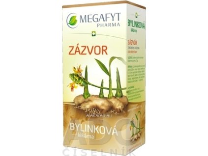MEGAFYT Bylinková lekáreň ZÁZVOR - bylinný čaj 20x1,5 g (30 g)