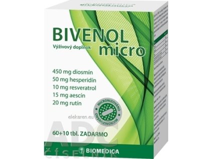 BIOMEDICA BIVENOL micro - tbl 60+10 zadarmo (70 ks)