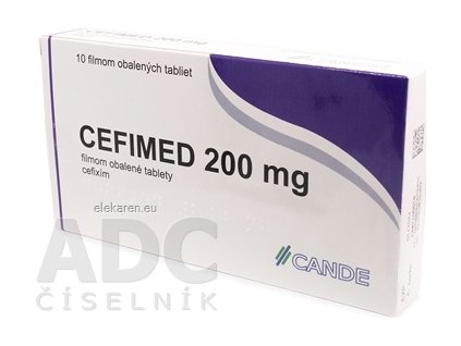 CEFIMED 200 mg - 1x10 ks