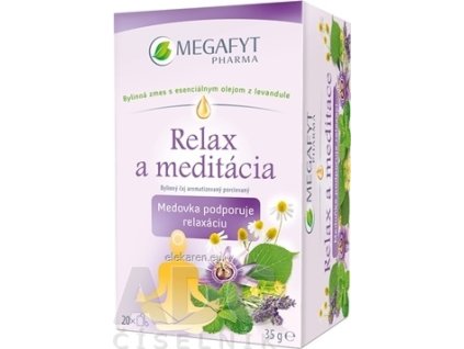 MEGAFYT Relax a meditácia - bylinný čaj porciovaný 20x1,75 g (35 g)