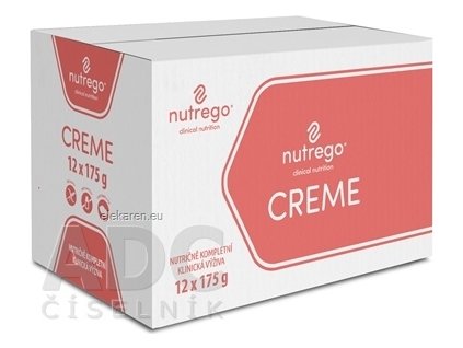 Nutrego CREME s príchuťou čokoláda - nutrične kompletná výživa 12x175 g (2100 g)