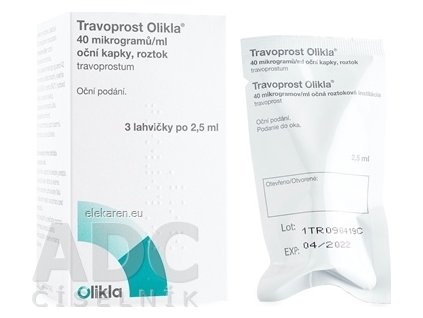 Travoprost Olikla 40 mikrogramov/ml - 5 ml