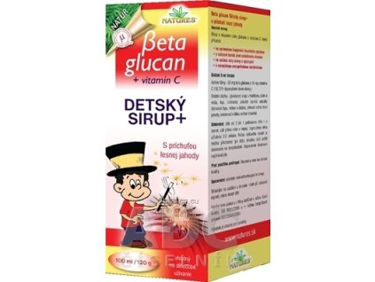 NATURES BETA GLUCAN DETSKY SIRUP+ - 1x100 ml