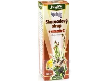 JutaVit Skorocelový sirup + vitamín C - 1x300 ml