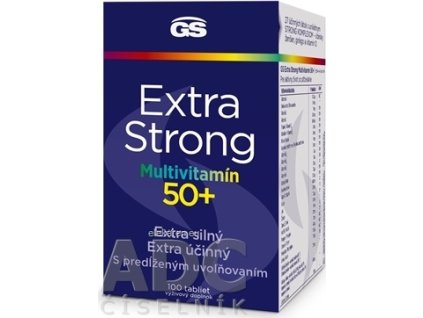 GS Extra Strong Multivitamín 50+ - 1x100 ks
