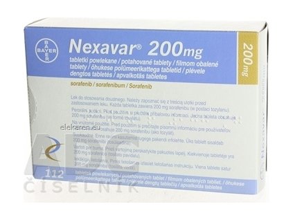 Nexavar 200 mg - 1x112 ks