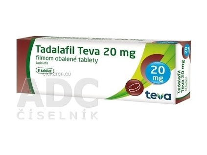 Tadalafil Teva 20 mg - 1x8 ks