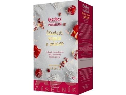HERBEX Premium Štastné, veselé a zdravé - 3x20 ks