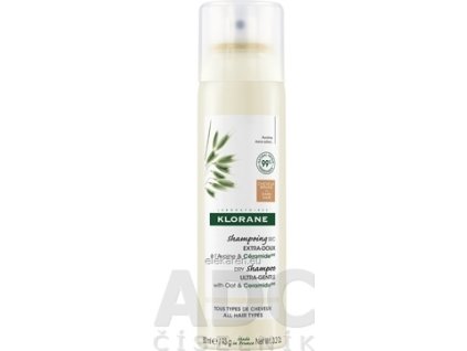 KLORANE SUCHÝ ŠAMPÓN s ovseným mliekom a ceramidmi - 1x150 ml
