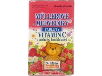MÜLLEROVE medvedíky - VITAMÍN C - 1x45 ks
