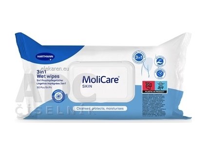 MoliCare SKIN Wet wipes 3v1 - 1x50 ks