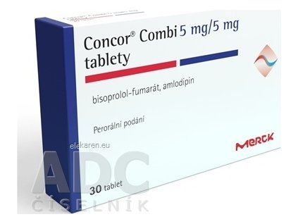 Concor Combi 5 mg/5 mg - 1x30 ks