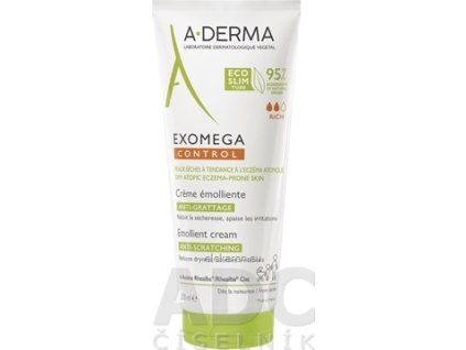 A-DERMA EXOMEGA CONTROL Emolienčný KRÉM - 1x200 ml
