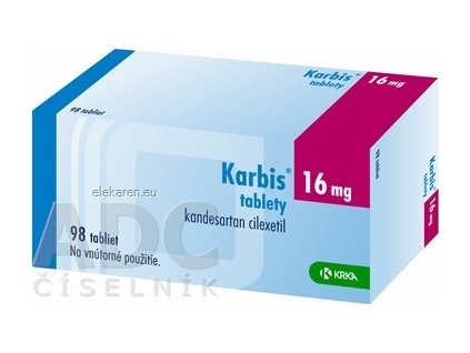 Karbis 16 mg tablety - 1x98 ks