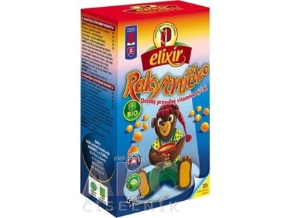 AGROKARPATY BIO Rakytníčko - detský prírodný vitamínový čaj, balené vrecúška, 20x1,5 g (30 g)