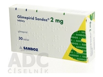 Glimepirid Sandoz 2 mg - 1x30 ks