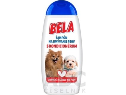 BELA Šampón na umývanie psov s kondicionérom - 1x230 ml