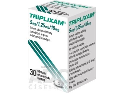 TRIPLIXAM 5 mg/1,25 mg/10 mg - 1x30 ks
