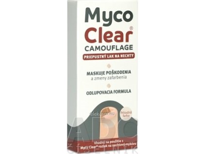 Myco Clear Camouflage Priepustný lak na nechty - 1x5 ml