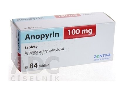 Anopyrin 100 mg - 1x84 ks