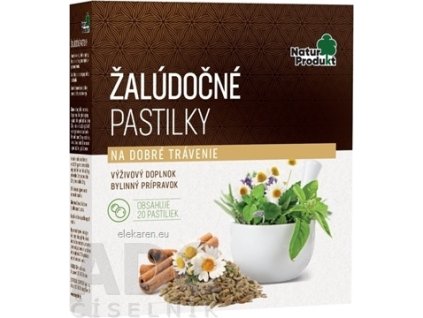 NaturProdukt ŽALÚDOČNÉ PASTILKY - 1x20 ks