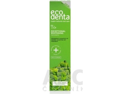EcoDenta EXCEPTIONAL WHITENING Anti-coffe, tobacco - 1x100 ml