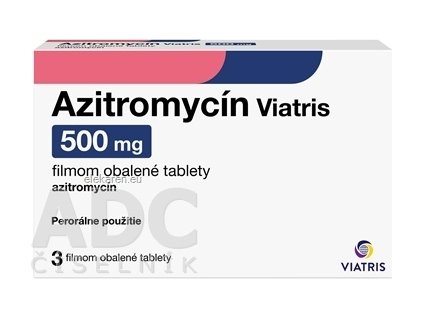 Azitromycín Viatris 500 mg - 1x3 ks