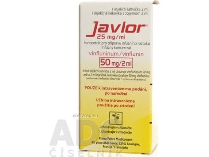 Javlor 25 mg/ml infúzny koncentrát - 1x2 ml