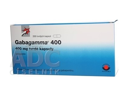 Gabagamma 400 - cps dur (blis.PVC/Al) 2x100 ks (200 ks)