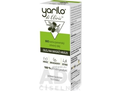 YARILO di Olivio OLEJ NA MASÁŽ HRÁDZE - 1x30 ml