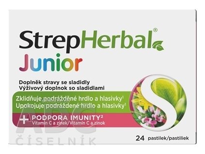 StrepHerbal Junior - 1x24 ks