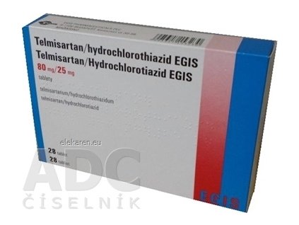 Telmisartan HCT EGIS 80 mg/25 mg - 1x28 ks