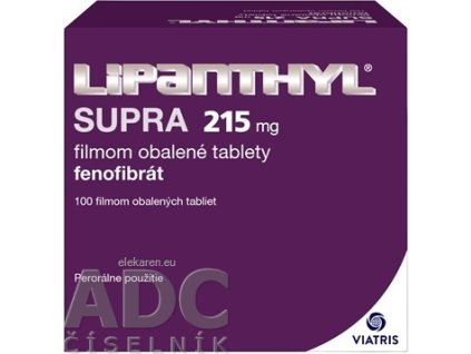 LIPANTHYL SUPRA 215 mg - 1x100 ks