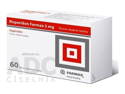 Risperidon Farmax 2 mg - 1x60 ks