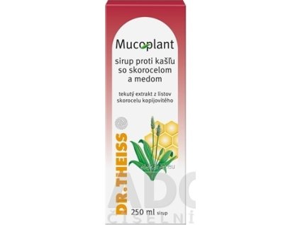Mucoplant Sirup proti kašľu so skorocelom a medom - 1x250 ml