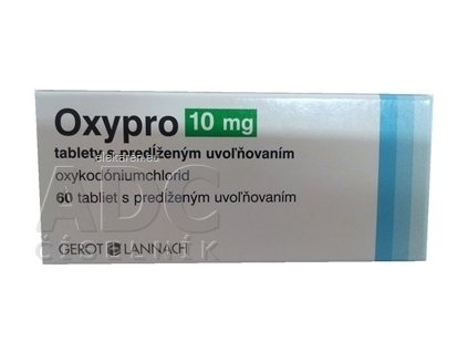 Oxypro 10 mg tablety s predĺženým uvoľňovaním - 1x60 ks