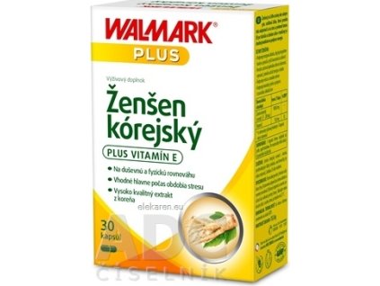 WALMARK Ženšen kórejský - 1x30 ks