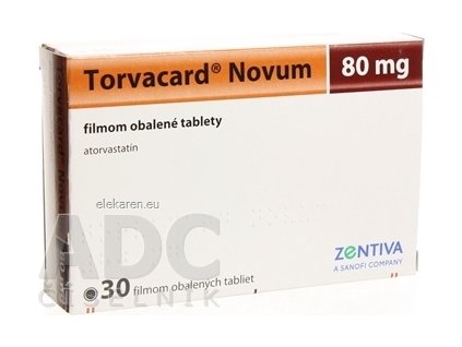 TORVACARD NOVUM TBL FLM 30X80MG