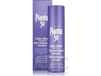 Plantur 39 Color Silver Fyto-kofeínový šampón - 1x250 ml