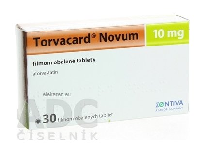 Torvacard Novum 10 mg - 1x30 ks