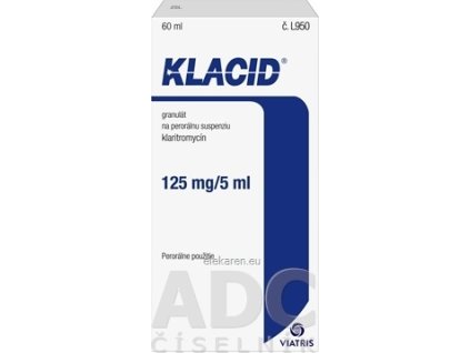 KLACID 125 mg/5 ml - 1x60 ml