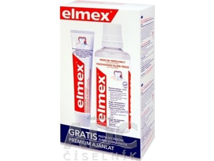 ELMEX CARIES PROTECTION ÚSTNA VODA + PASTA - 1x1 set