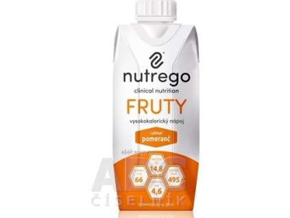 Nutrego FRUTY s príchuťou pomaranč - 12x330 ml