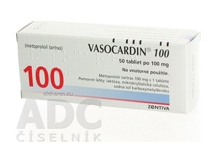 VASOCARDIN 100(BLIST 5X10) TBL 100M