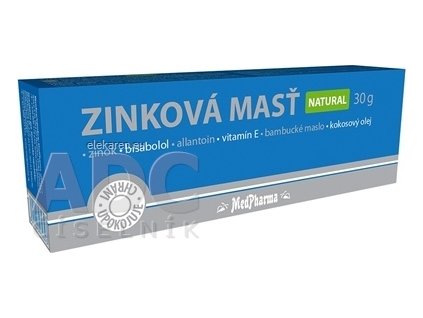 MedPharma ZINKOVÁ MASŤ NATURAL - 1x30 g