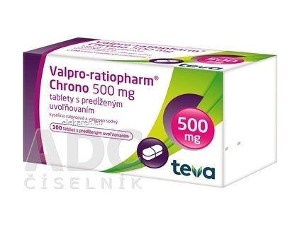 Valpro-ratiopharm Chrono  500 mg - 1x100 ks